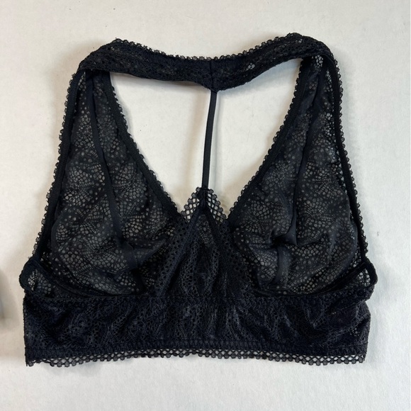 Victoria's Secret Black Lace Bralettes Racerback - Picture 5 of 9